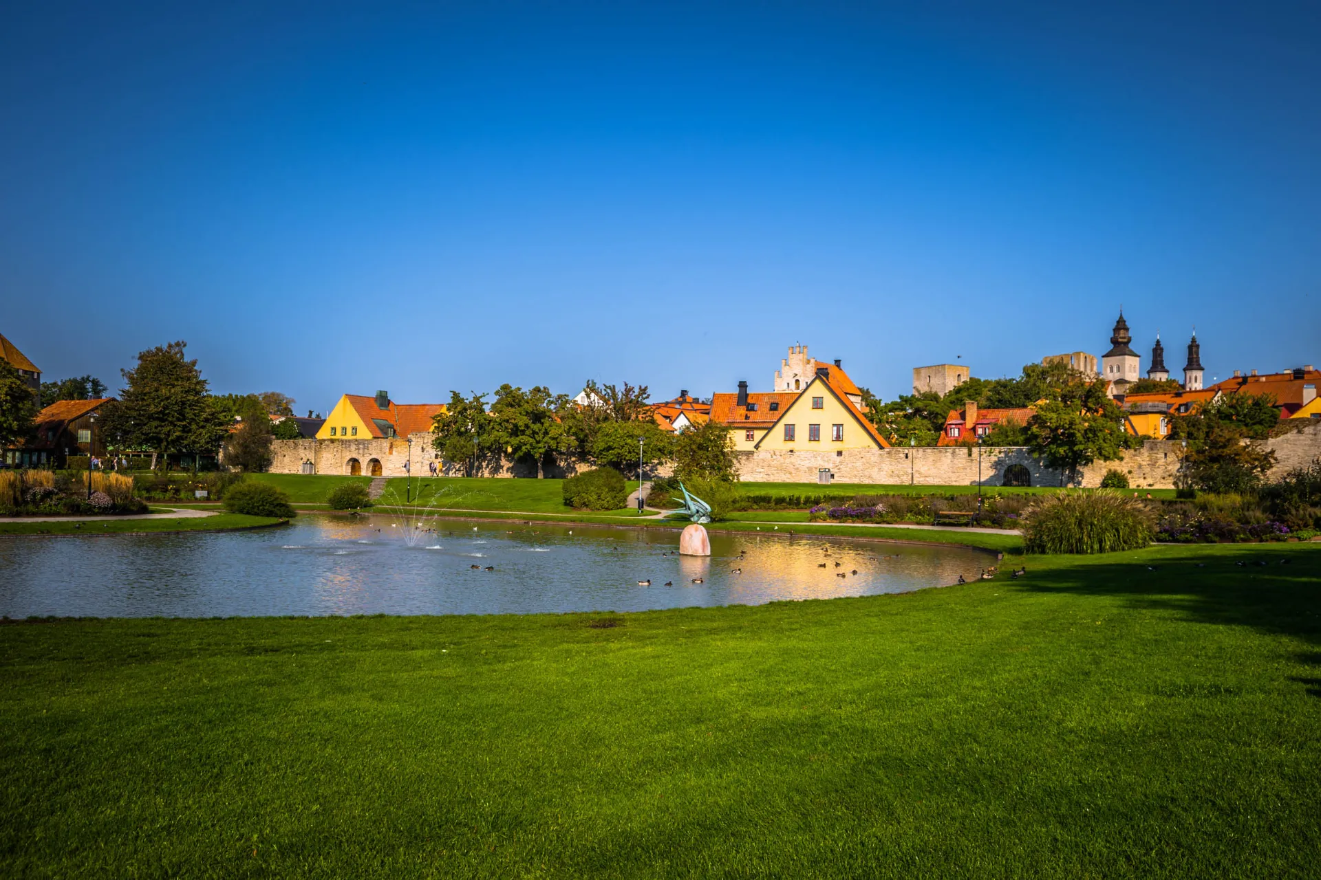 Visby Gotlannissa on Unescon maailmanperintökohde Visby Gotlannissa on Unescon maailmanperintökohde