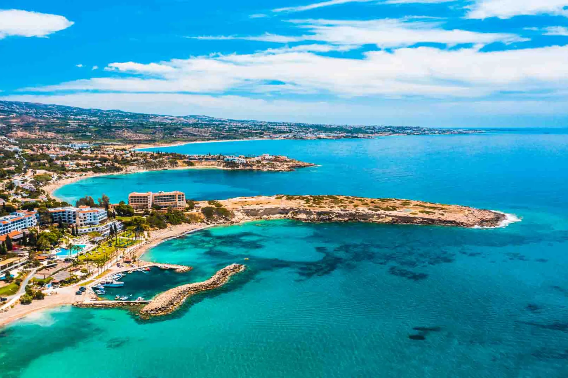 Paphos ilmasta nähtynä Paphos ilmasta nähtynä