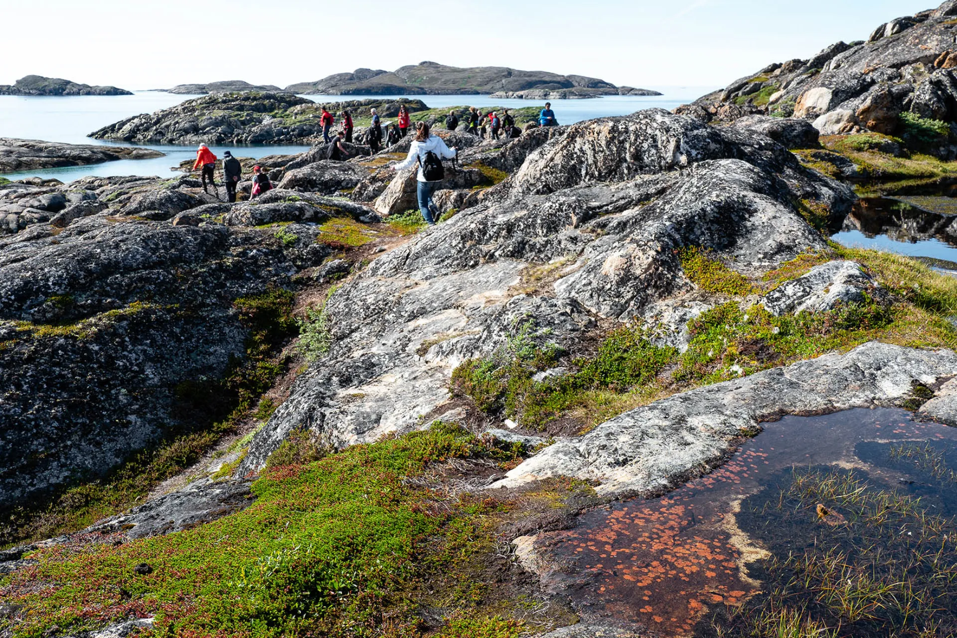 Vaellus rannikkomaastossa