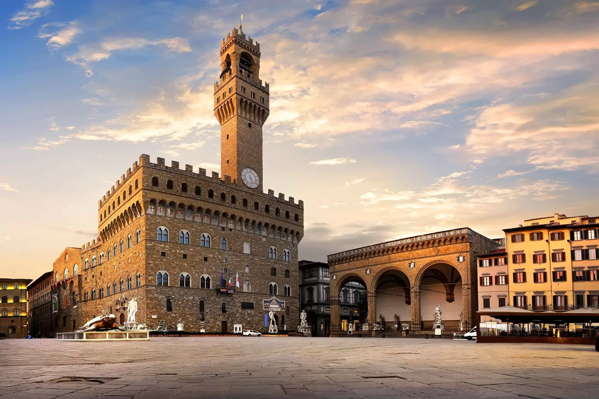 Palazzo Vecchio Piazza della Signorialla Firenzessä
