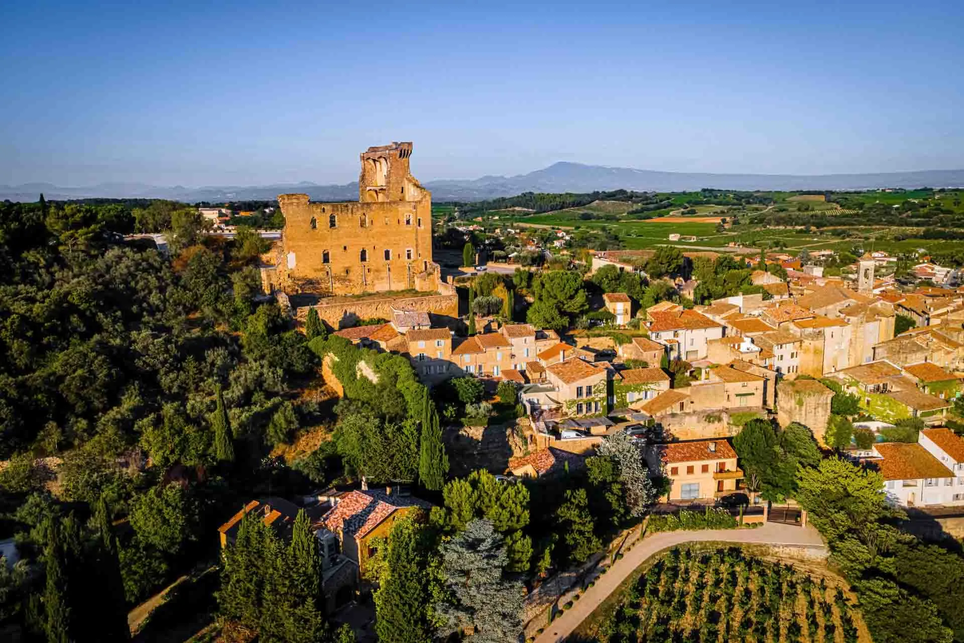 Châteauneuf-du-Pape ilmasta nähtynä