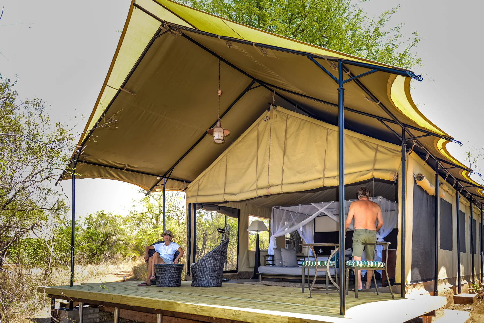 Yksityisyyttä ja rentoutumista on myös tarjolla Yksityisyyttä ja rentoutumista on myös tarjolla