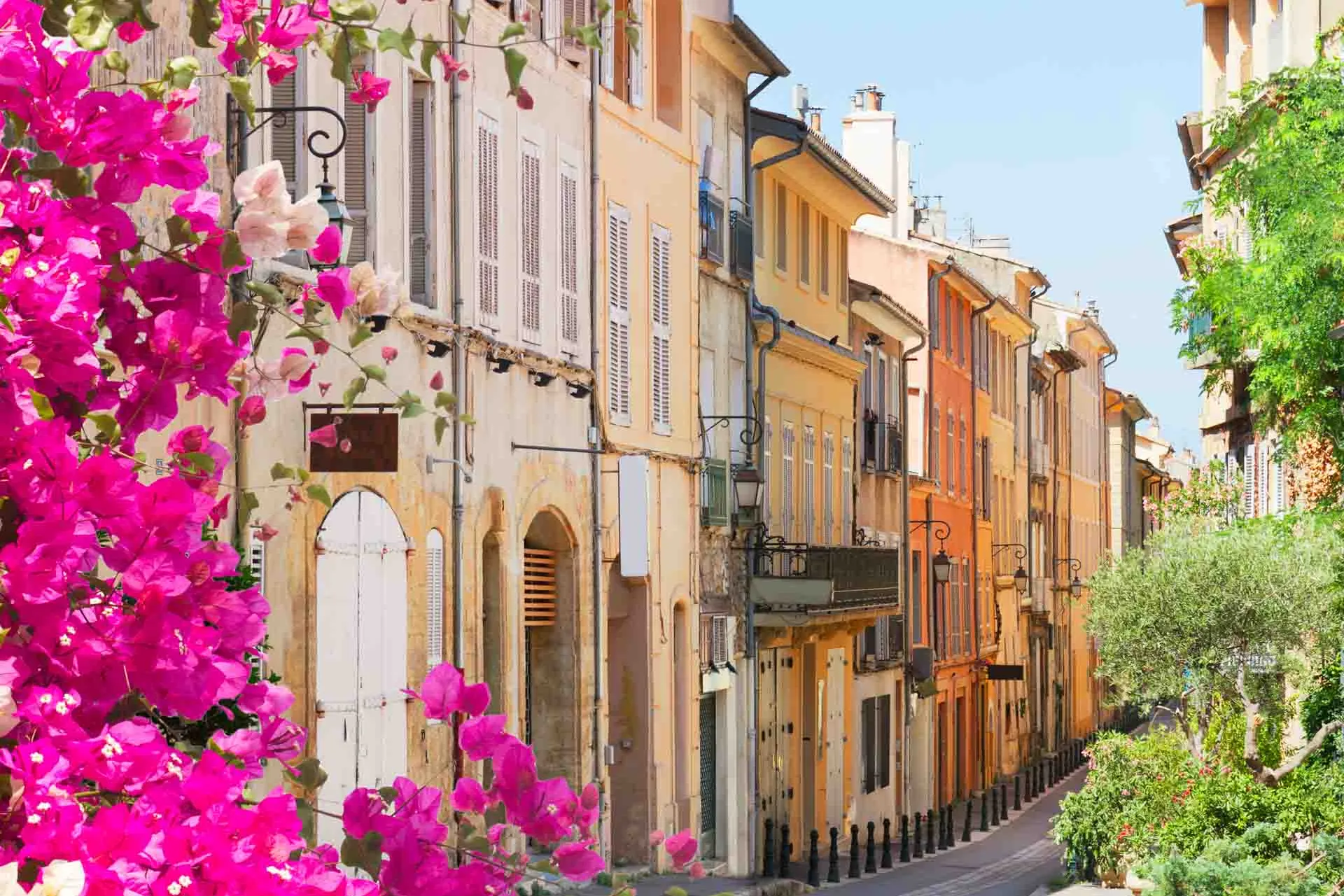 Tunnelmakuva Aix-en-Provencen vanhastakaupungista