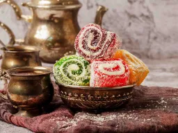 Värikäs turkkilainen "delight" Värikäs turkkilainen "delight"