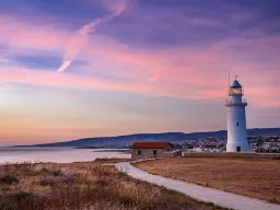 Paphoksen arkeologisen puiston majakka on yhä käytössä Paphoksen arkeologisen puiston majakka on yhä käytössä