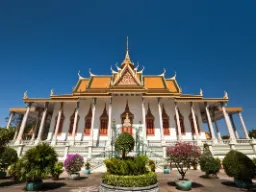 Hopeapagoditemppeli kuninkaallisessa palatsissa Phnom Penhissä