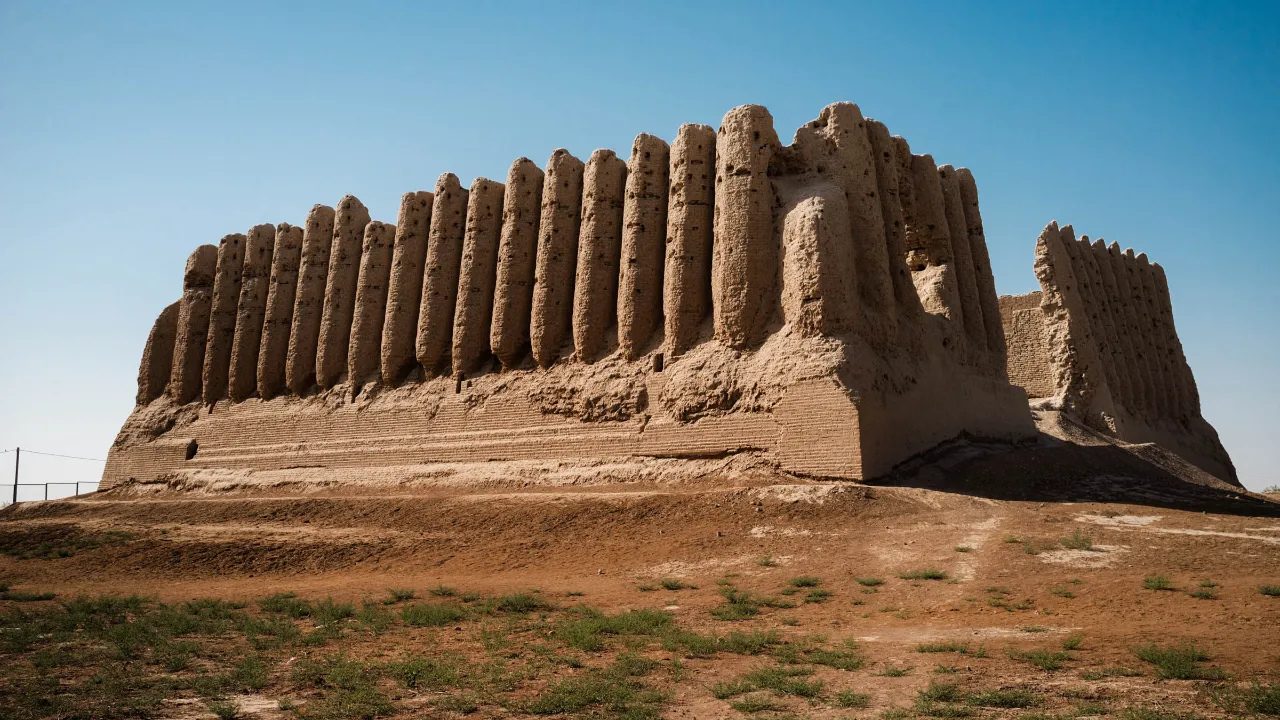 Suuri Kyz Kala – yksi Turkmenistanin Mervin keidaskaupungin tunnetuimmista ja vaikuttavimmista raunioista Suuri Kyz Kala – yksi Turkmenistanin Mervin keidaskaupungin tunnetuimmista ja vaikuttavimmista raunioista