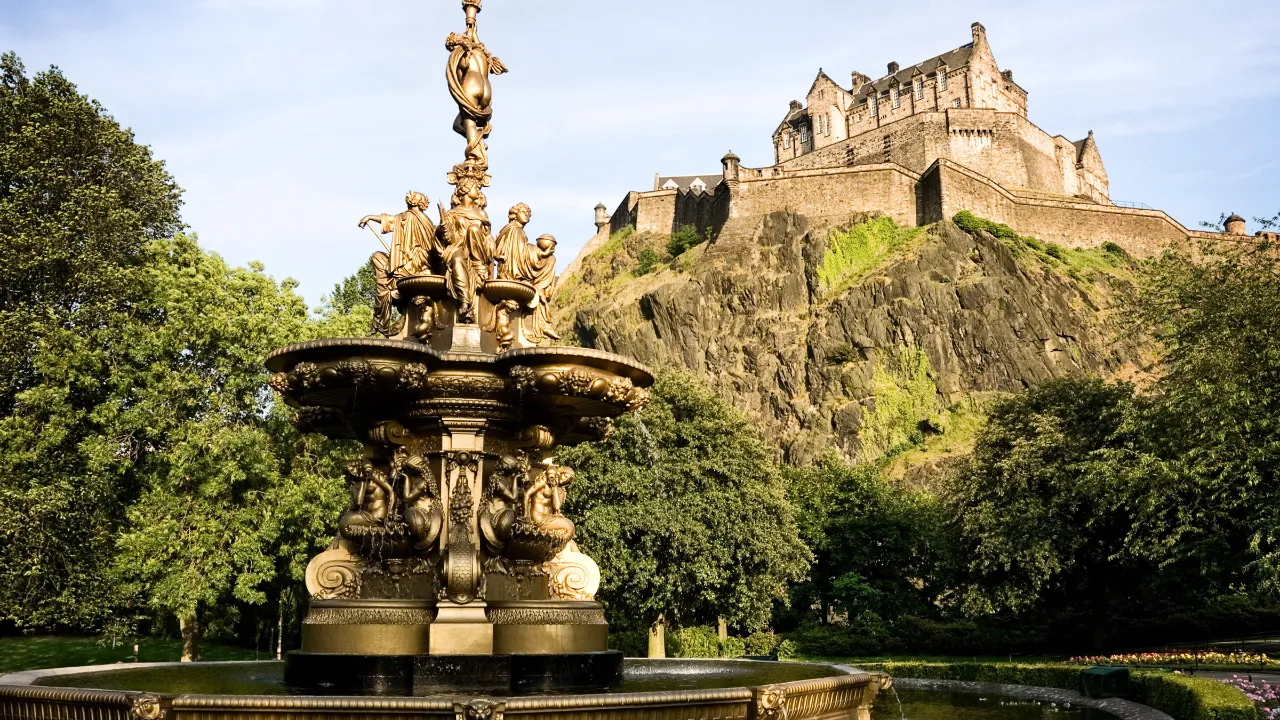 Edinburghin linna vanhassa kaupungi