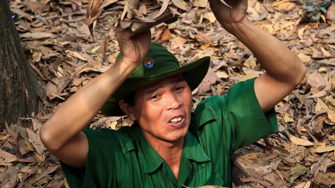 Kuuluisat Cu Chi -tunnelit rakensi Vietkong vuosina 1940–60 Kuuluisat Cu Chi -tunnelit rakensi Vietkong vuosina 1940–60