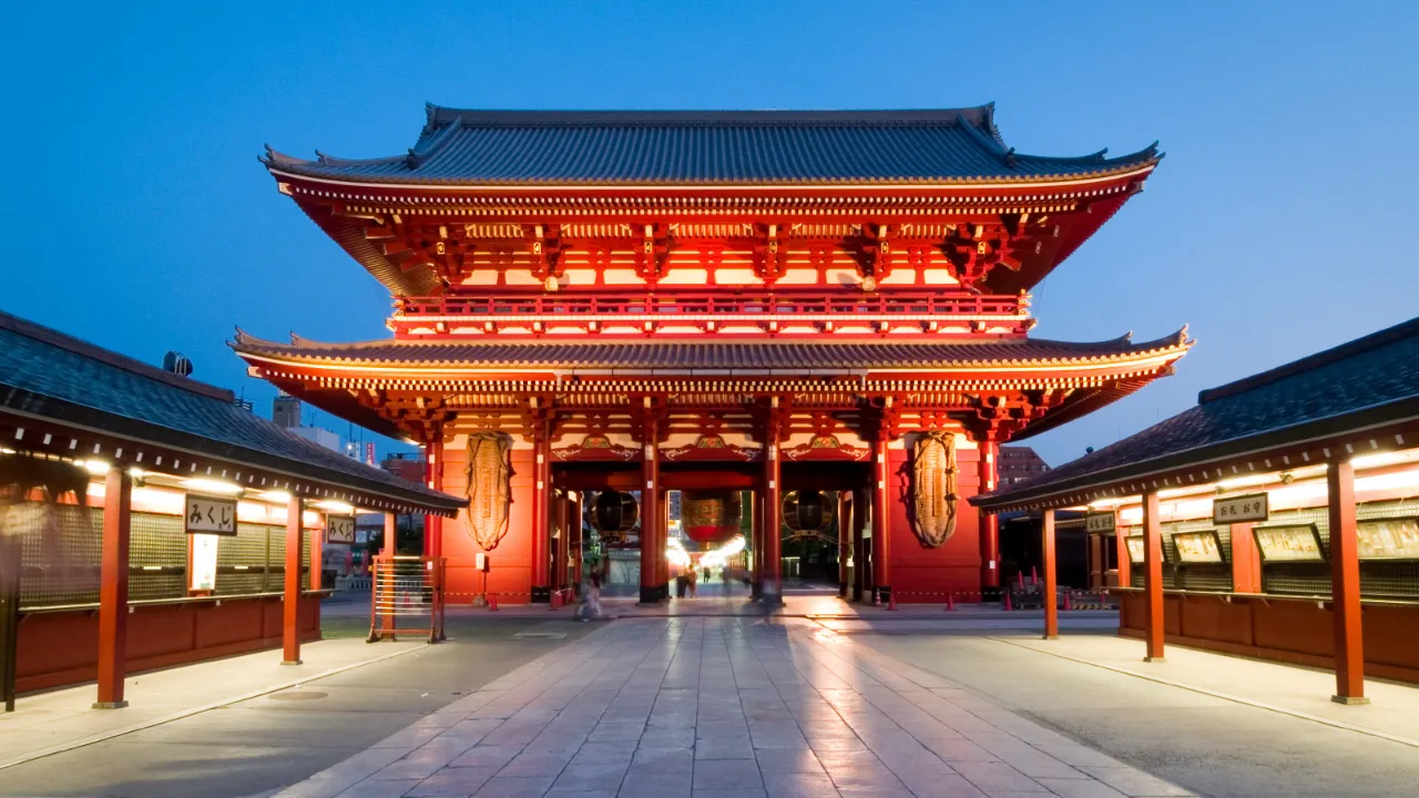Sensō-jin temppeli Asakusassa, Tokiossa Sensō-jin temppeli Asakusassa, Tokiossa