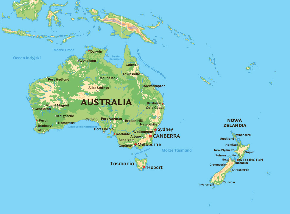 Kartta Australia
